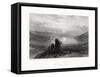 The Dead Sea, 19th Century-W Miller-Framed Stretched Canvas