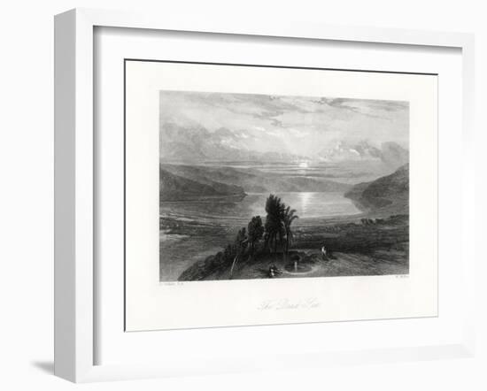 The Dead Sea, 19th Century-W Miller-Framed Giclee Print