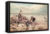 The Dead Sea-Bird-Myles Birket Foster-Framed Stretched Canvas