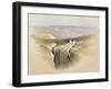 The Dead Sea Looking Towards Moab, April 4th 1839, Plate 50-David Roberts-Framed Giclee Print