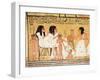 The Dead, Their Family and Their Servants, from the Tomb of Ankerkhe, Workmen's Tombs, New Kingdom-null-Framed Giclee Print