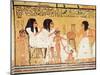 The Dead, Their Family and Their Servants, from the Tomb of Ankerkhe, Workmen's Tombs, New Kingdom-null-Mounted Giclee Print