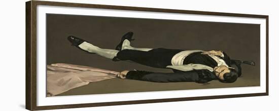 The Dead Toreador, C.1864-Edouard Manet-Framed Giclee Print