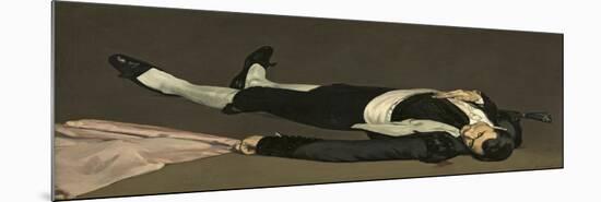 The Dead Toreador, C.1864-Edouard Manet-Mounted Giclee Print