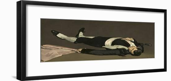 The Dead Toreador, C.1864-Edouard Manet-Framed Giclee Print