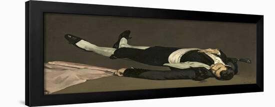 The Dead Toreador, C.1864-Edouard Manet-Framed Premium Giclee Print