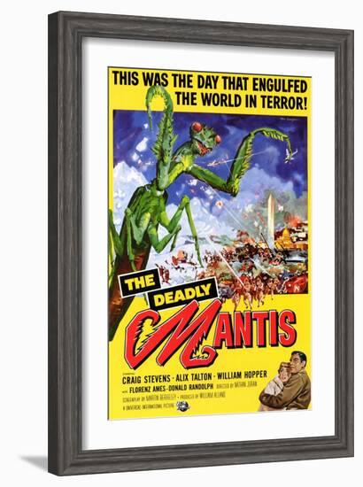 The Deadly Mantis, 1957-null-Framed Art Print