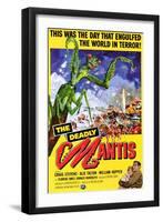 The Deadly Mantis, 1957-null-Framed Art Print