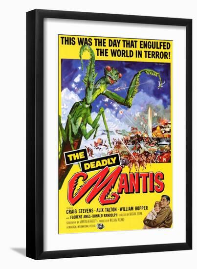 The Deadly Mantis, 1957-null-Framed Art Print