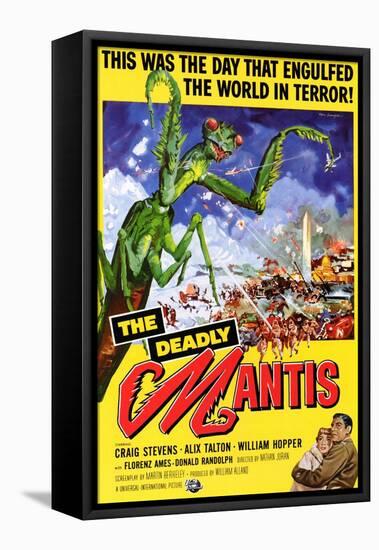 The Deadly Mantis, 1957-null-Framed Stretched Canvas