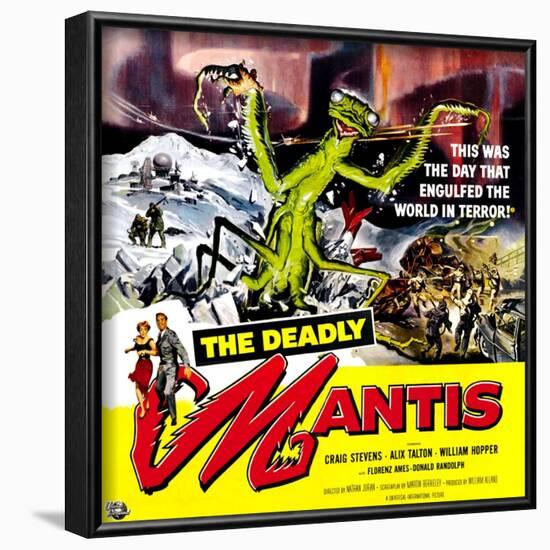 The Deadly Mantis, 1957-null-Framed Art Print