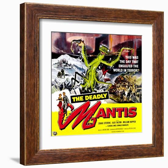 The Deadly Mantis, 1957-null-Framed Art Print