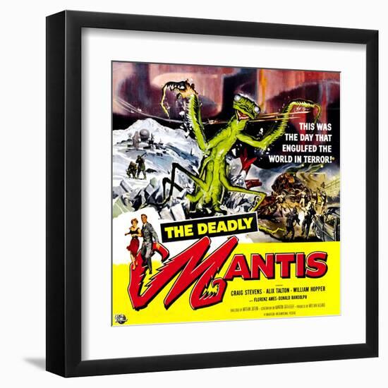 The Deadly Mantis, 1957-null-Framed Art Print