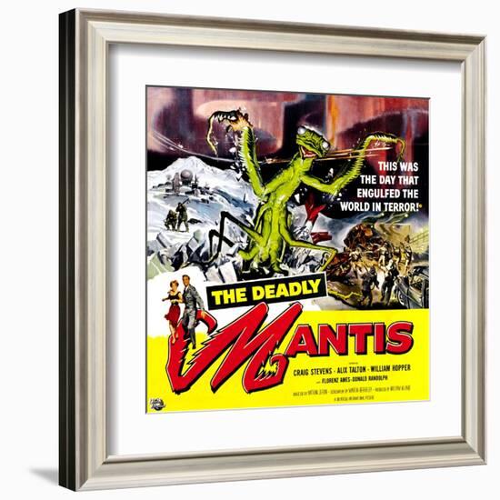 The Deadly Mantis, 1957-null-Framed Art Print