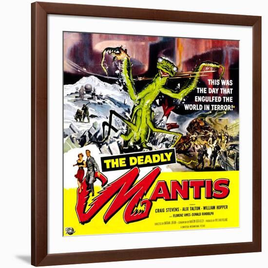 The Deadly Mantis, 1957-null-Framed Art Print