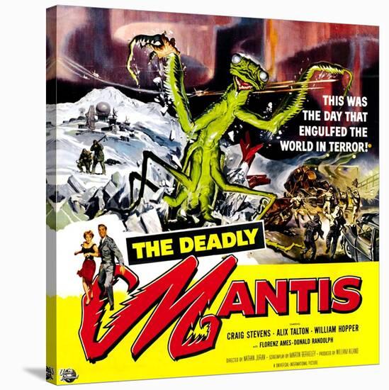 The Deadly Mantis, 1957-null-Stretched Canvas