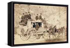 The Deadwood Coach-John C.H. Grabill-Framed Stretched Canvas