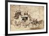 The Deadwood Coach-John C.H. Grabill-Framed Premium Giclee Print