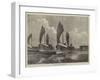 The Deal Regatta, Life-Boat Race-null-Framed Giclee Print