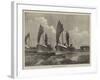 The Deal Regatta, Life-Boat Race-null-Framed Giclee Print