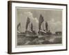 The Deal Regatta, Life-Boat Race-null-Framed Giclee Print