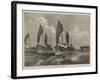 The Deal Regatta, Life-Boat Race-null-Framed Giclee Print