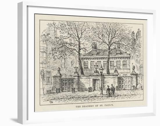 The Deanery of St Paul's-Frank Watkins-Framed Giclee Print