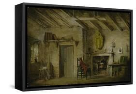 The Deans' Cottage, Stage Design for 'The Heart of Midlothian', C.1819-Alexander Nasmyth-Framed Stretched Canvas