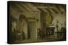 The Deans' Cottage, Stage Design for 'The Heart of Midlothian', C.1819-Alexander Nasmyth-Stretched Canvas