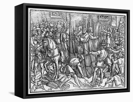 The Death and Burning of the Most Constant Martyrs of Christ-null-Framed Stretched Canvas