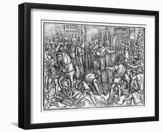 The Death and Burning of the Most Constant Martyrs of Christ-null-Framed Giclee Print