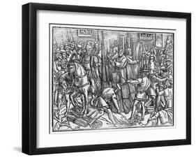 The Death and Burning of the Most Constant Martyrs of Christ-null-Framed Giclee Print