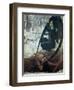 The Death and the Gravedigger, 1900-Carlos Schwabe-Framed Giclee Print