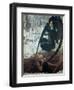 The Death and the Gravedigger, 1900-Carlos Schwabe-Framed Giclee Print