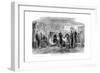 The Death-Bed of President Abraham Lincoln, 1865-null-Framed Giclee Print