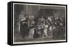 The Death Bed of Robert, King of Naples-Alfred W. Elmore-Framed Stretched Canvas