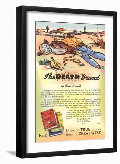 The Death Brand, Story-null-Framed Art Print