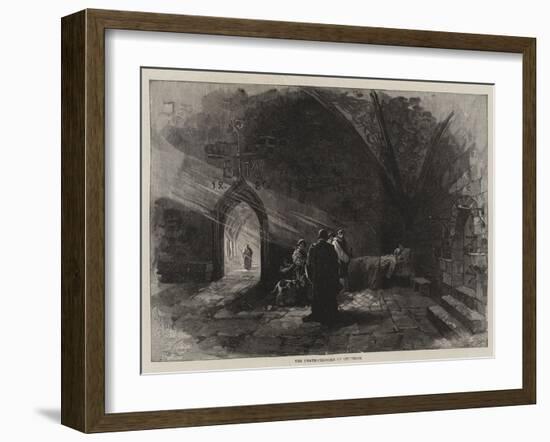 The Death-Chamber of Columbus-null-Framed Giclee Print