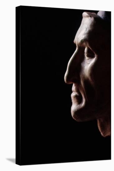 The Death Mask of Dante Alighieri-null-Stretched Canvas