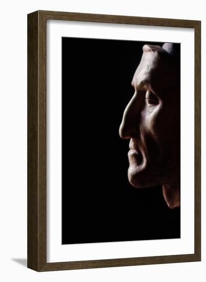 The Death Mask of Dante Alighieri-null-Framed Giclee Print