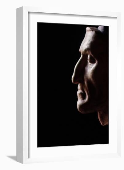 The Death Mask of Dante Alighieri-null-Framed Giclee Print