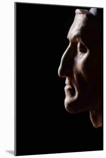 The Death Mask of Dante Alighieri-null-Mounted Giclee Print