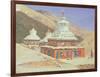 The Death Memorial in Ladakh, 1875-Vasili Vasilievich Vereshchagin-Framed Giclee Print