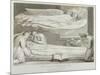 The Death of a Good Old Man, P.11, Illustration from 'The Grave, a Poem'-William Blake-Mounted Giclee Print