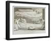 The Death of a Good Old Man, P.11, Illustration from 'The Grave, a Poem'-William Blake-Framed Giclee Print