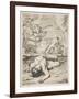 The Death of Abel, Late 1630s-Early 1640s-Francois Perrier-Framed Giclee Print