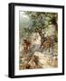 The death of Absalom - Bible-William Brassey Hole-Framed Giclee Print