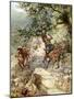 The death of Absalom - Bible-William Brassey Hole-Mounted Giclee Print