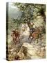 The death of Absalom - Bible-William Brassey Hole-Stretched Canvas