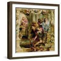 The Death of Achilles, 1630-1635-Peter Paul Rubens-Framed Giclee Print